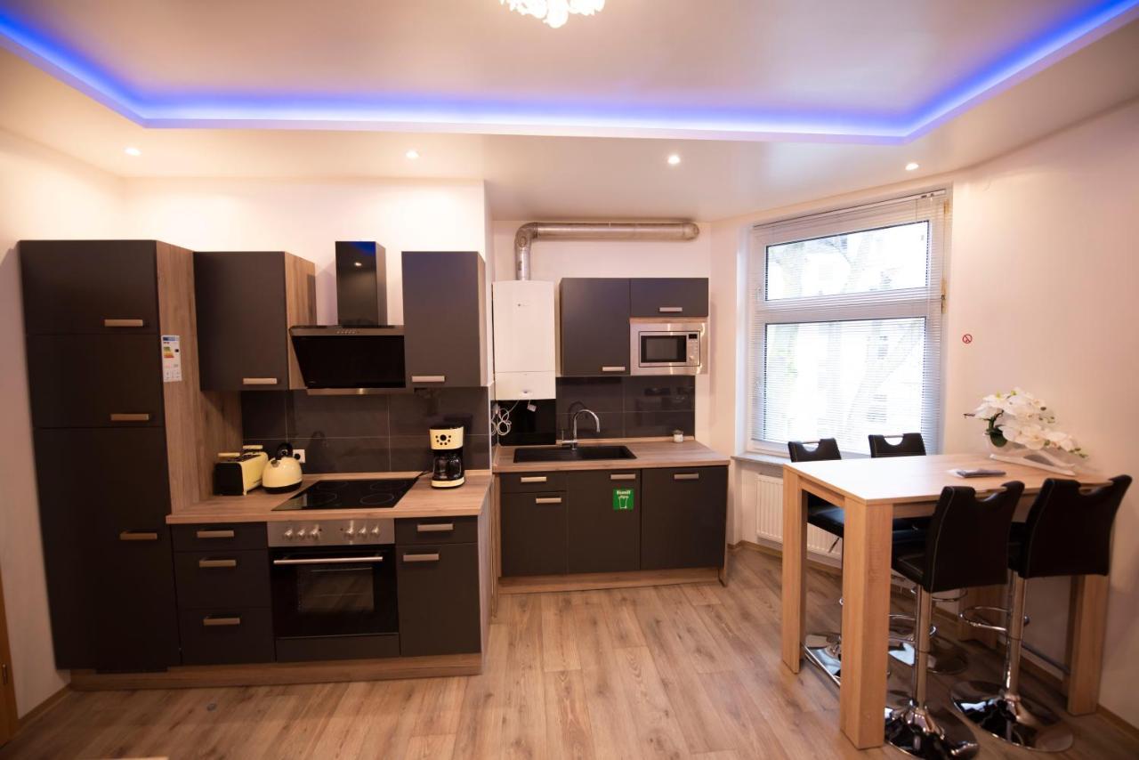 Modernes Apartment 1 Und 2 In Dortmund Mitte Bagian luar foto