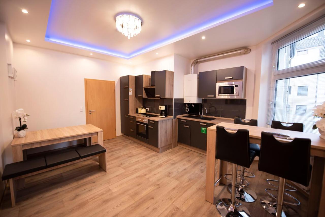 Modernes Apartment 1 Und 2 In Dortmund Mitte Bagian luar foto